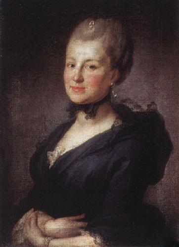 Stefano Torelli Portrait of Anastasia Ivanovna Sokolova, wife of Josede Ribas